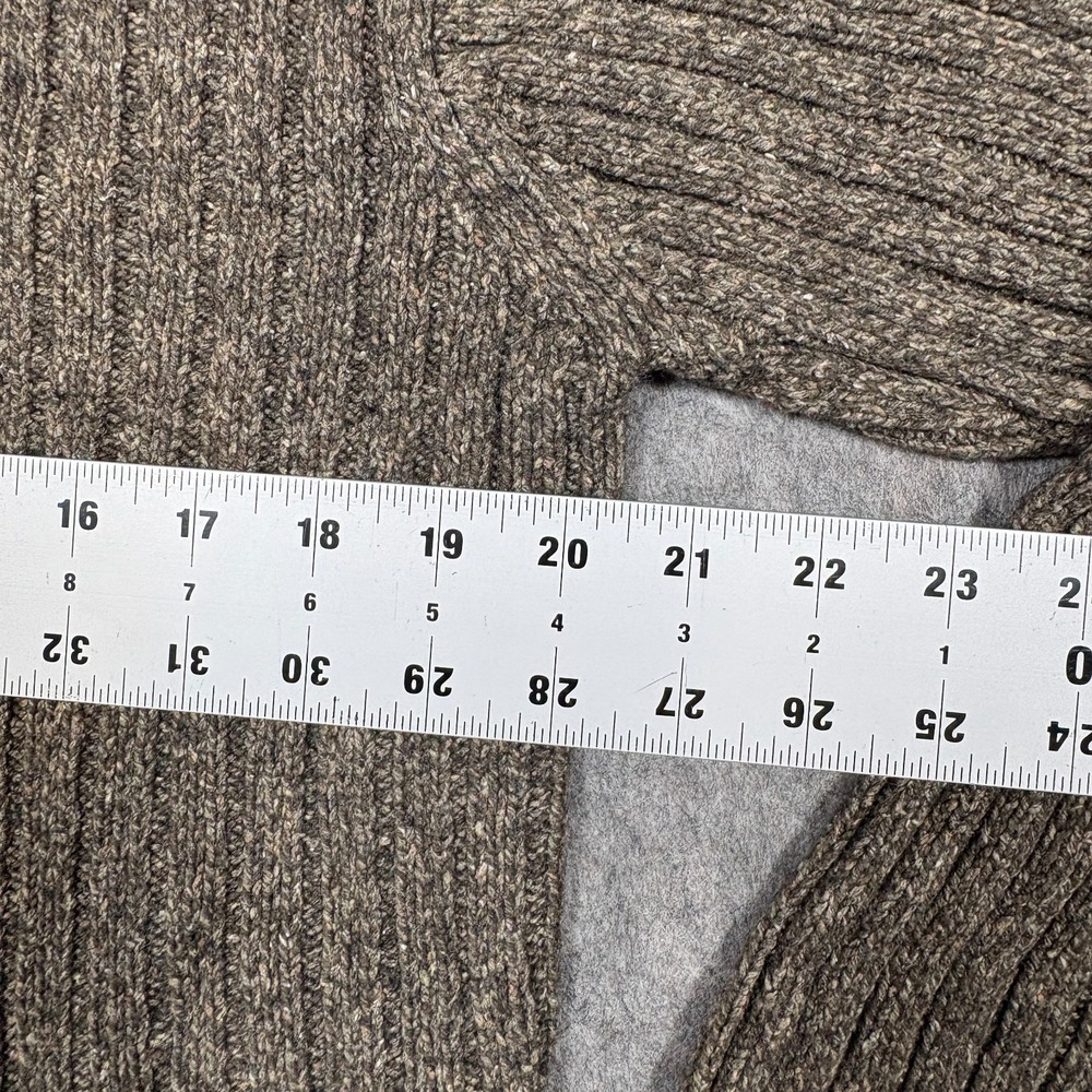 Banana Republic Sweater Women's Size Large Ribbed Cable-Knit Crew Neck Classic - Picture 6 of 7
